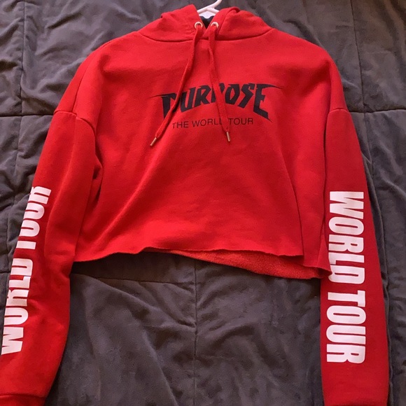 justin bieber cropped hoodie